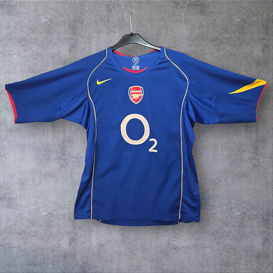 Arsenal Away Football Shirt 2004 Genuine O2 Xl 3rd Kit Nike 90