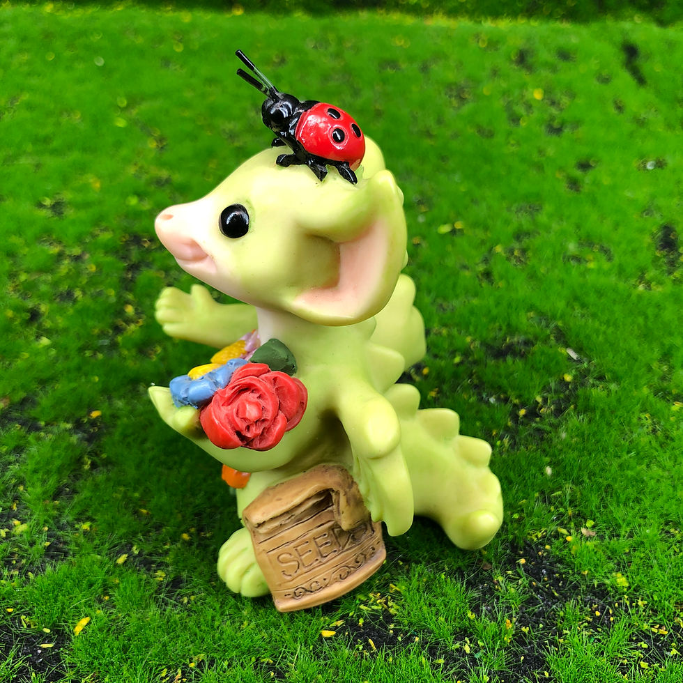 Thumbnail: Whimsical World of Pocket Dragons Proud Gardener Real Musgrave 2000 +Tin