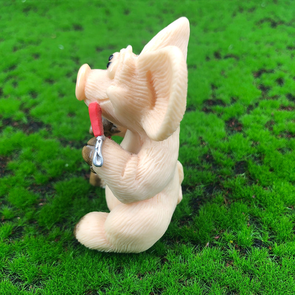 Thumbnail: Piggin Walkies 14025 by David Corbridge 2000  Dog walking Farm Yard  Animals