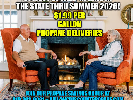 $1.99 per Gallon Propane Deliveries for 2025-2026 heating season!