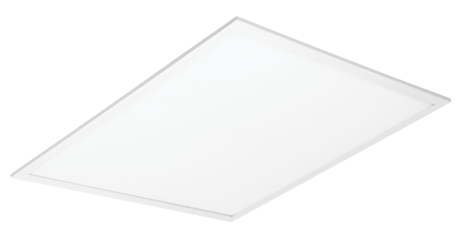 LED lay in lighting panel for 600 x 600 exposed grid type ceilings.  Adjustable colour temperature, adjustable light output.  Emergency kit available.