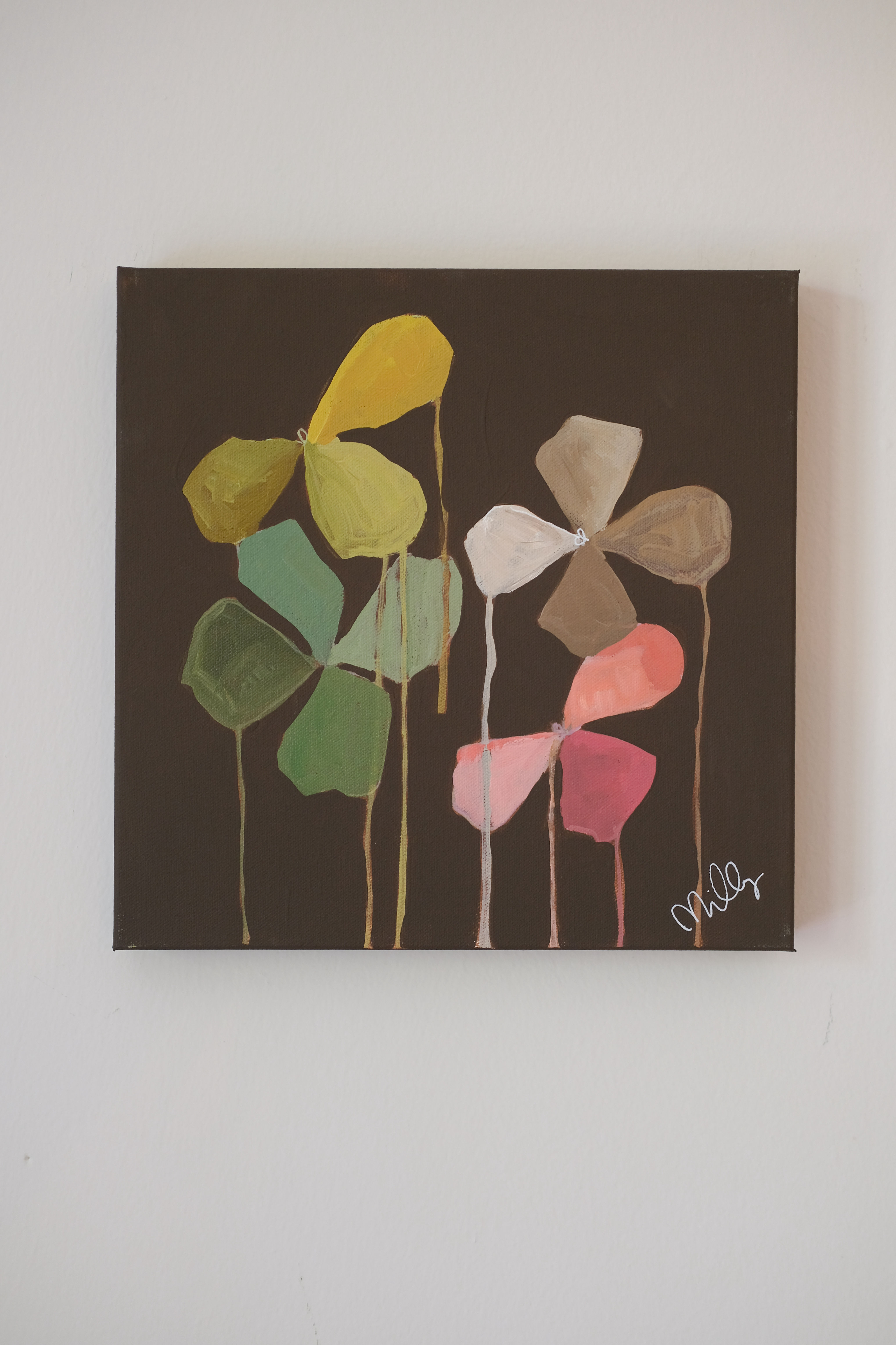 12x12 Chocolate Floral