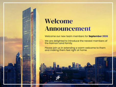 Welcome Announcement - September 2026