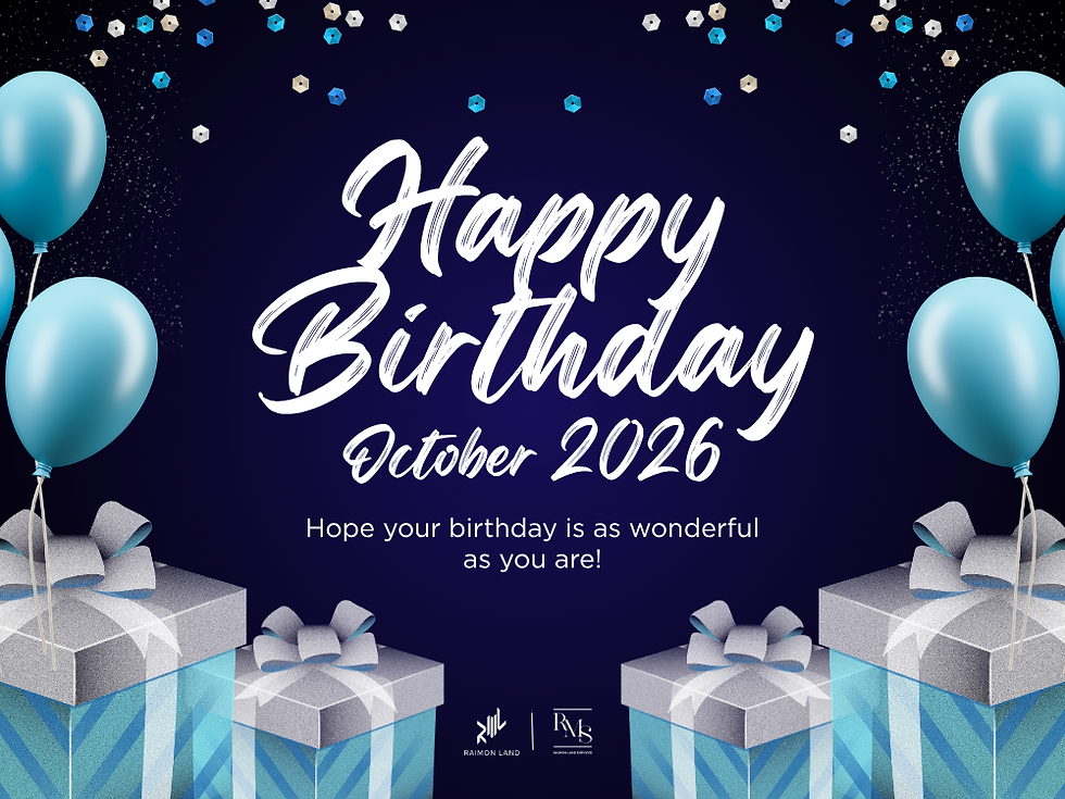 Happy Birthday - October 2026