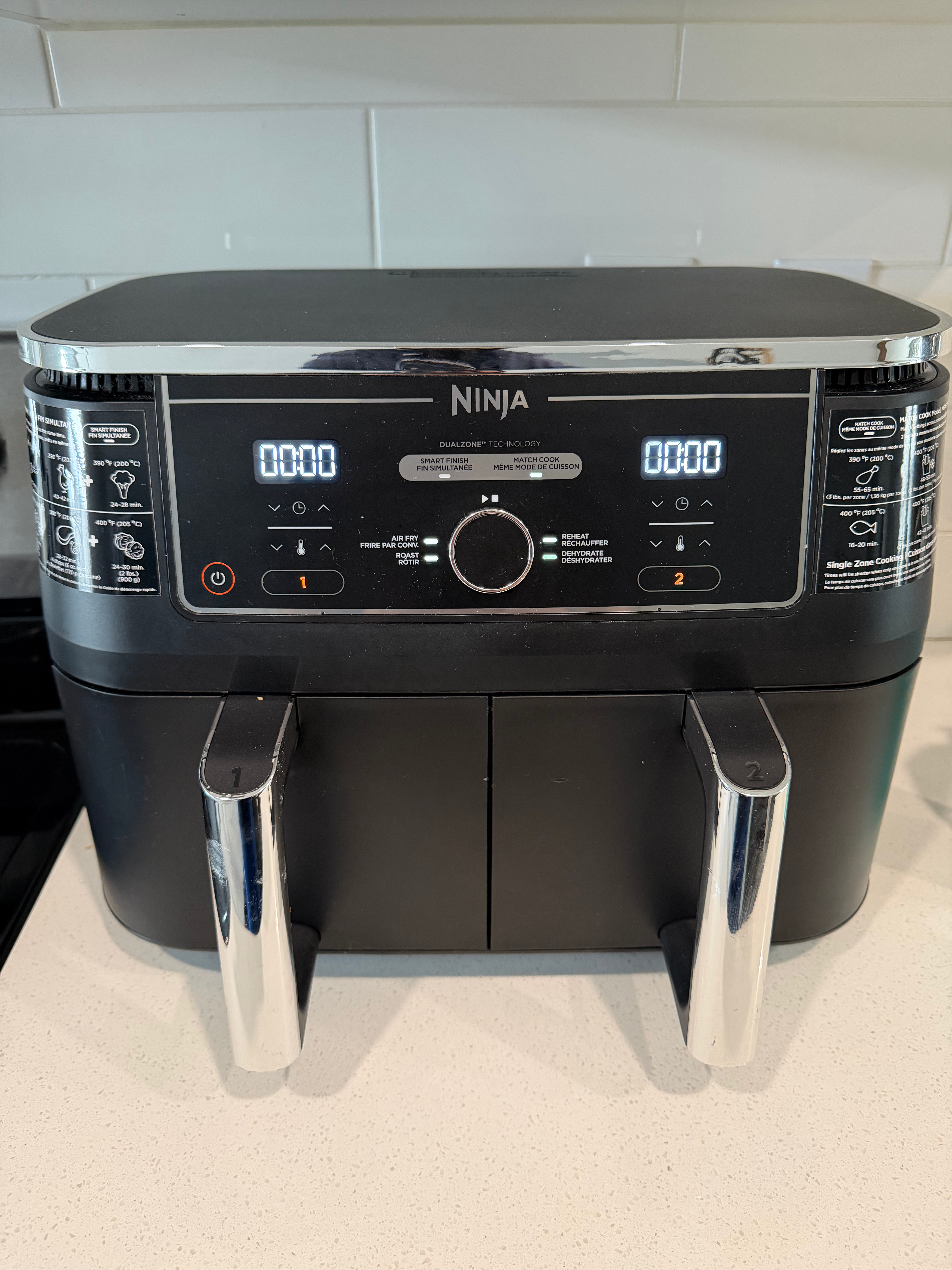 Ninja Foodi DualZone XL 2-Basket Air Fryer (10 Qt)