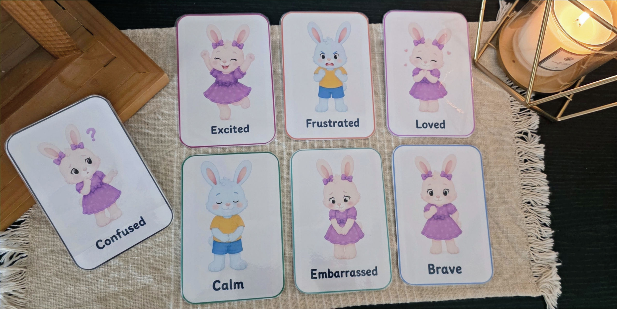 Emotions Flash Cards - Printable