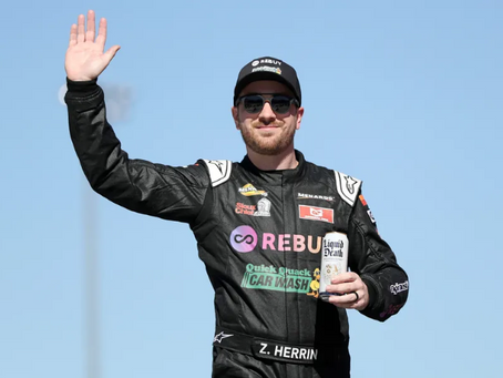 Gay driver Zach Herrin excited for Daytona 200 with Lambda Legal as sponsor