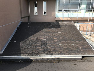 防水工事(シングル工法)施工前