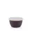 Thumbnail: Enameled Container with Plastic Lid 6.3 in 57 oz, Burgundy