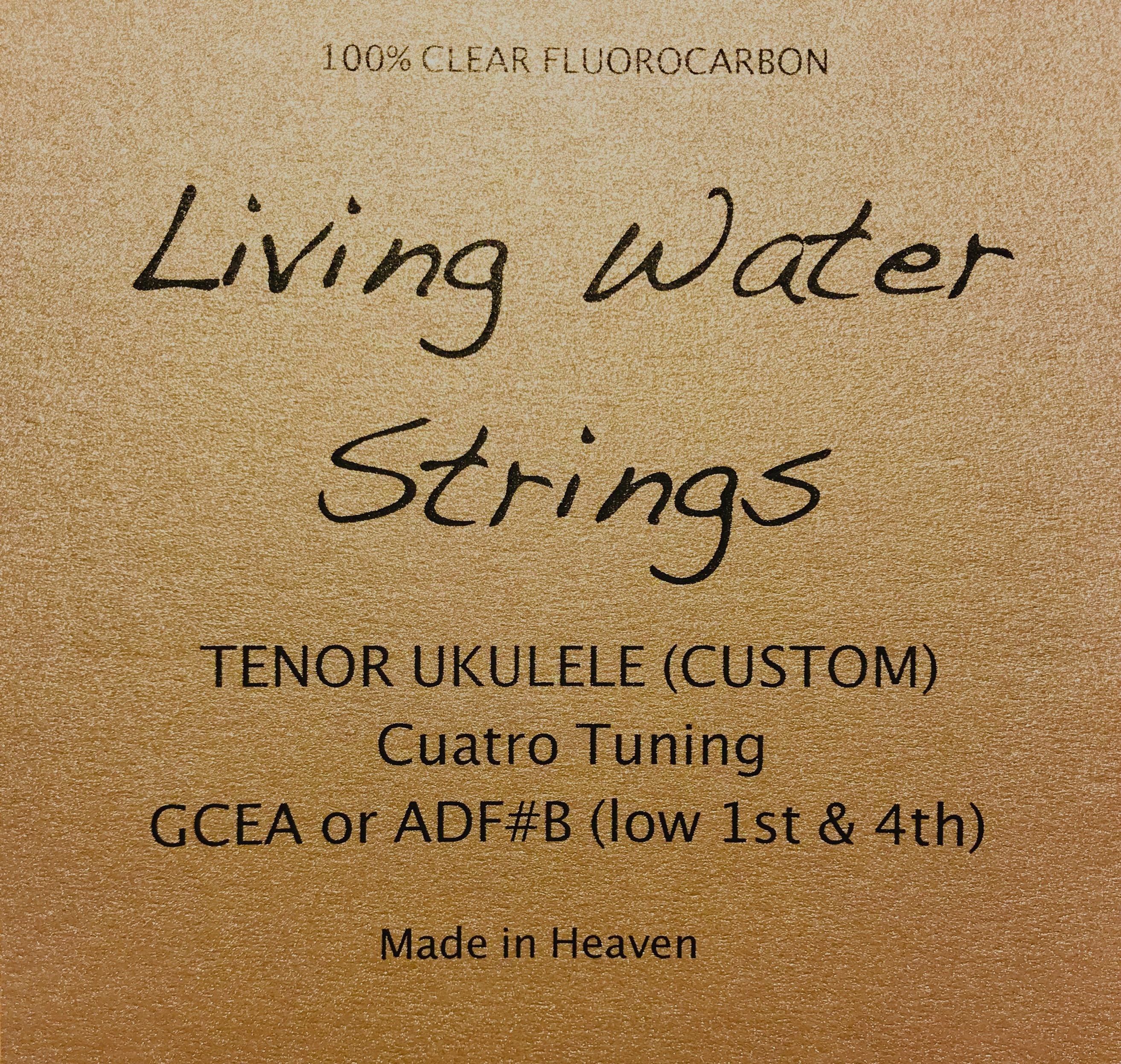 Tenor/Baritone Cuatro Tuning