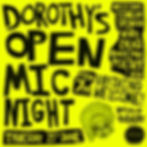 Dorothy's Open Mic Night with Quivers - Thursday 25 June