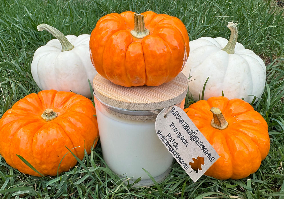 Natural Pumpin Patch Candle