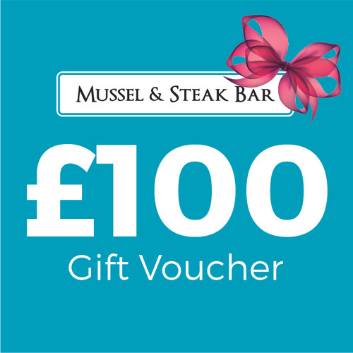 £100 Restaurant Gift Voucher MusselandSteakBar