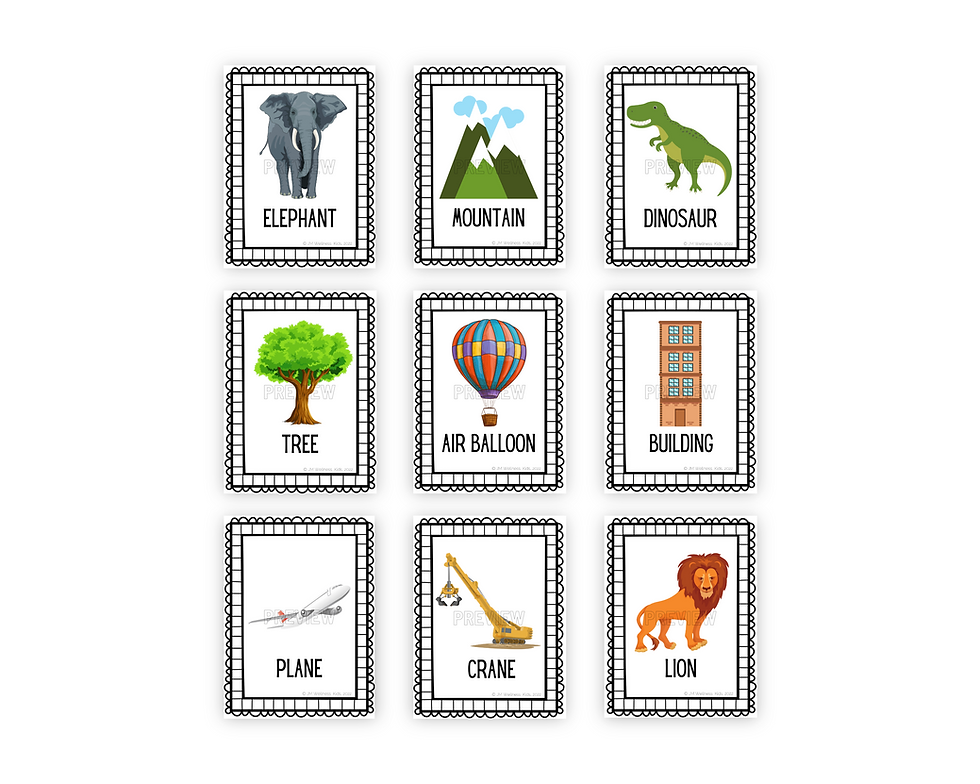 Thumbnail: Big Vs. Small Flash Cards
