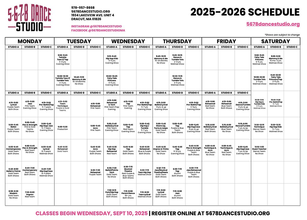 2025-2026 Schedule - 5678 Dance Studio.png