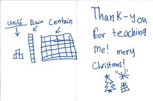Math Tutor Thank You Card