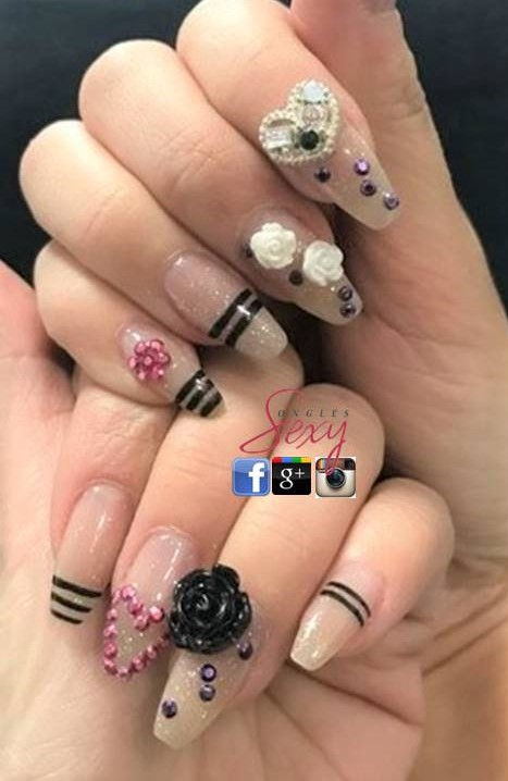 valentines nails ongles sexy repentigny