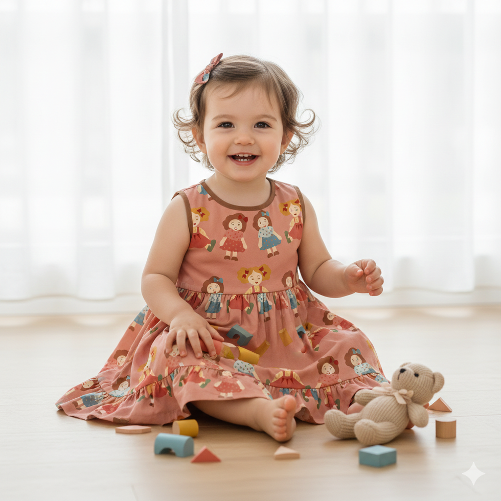 Menina de vestidinho