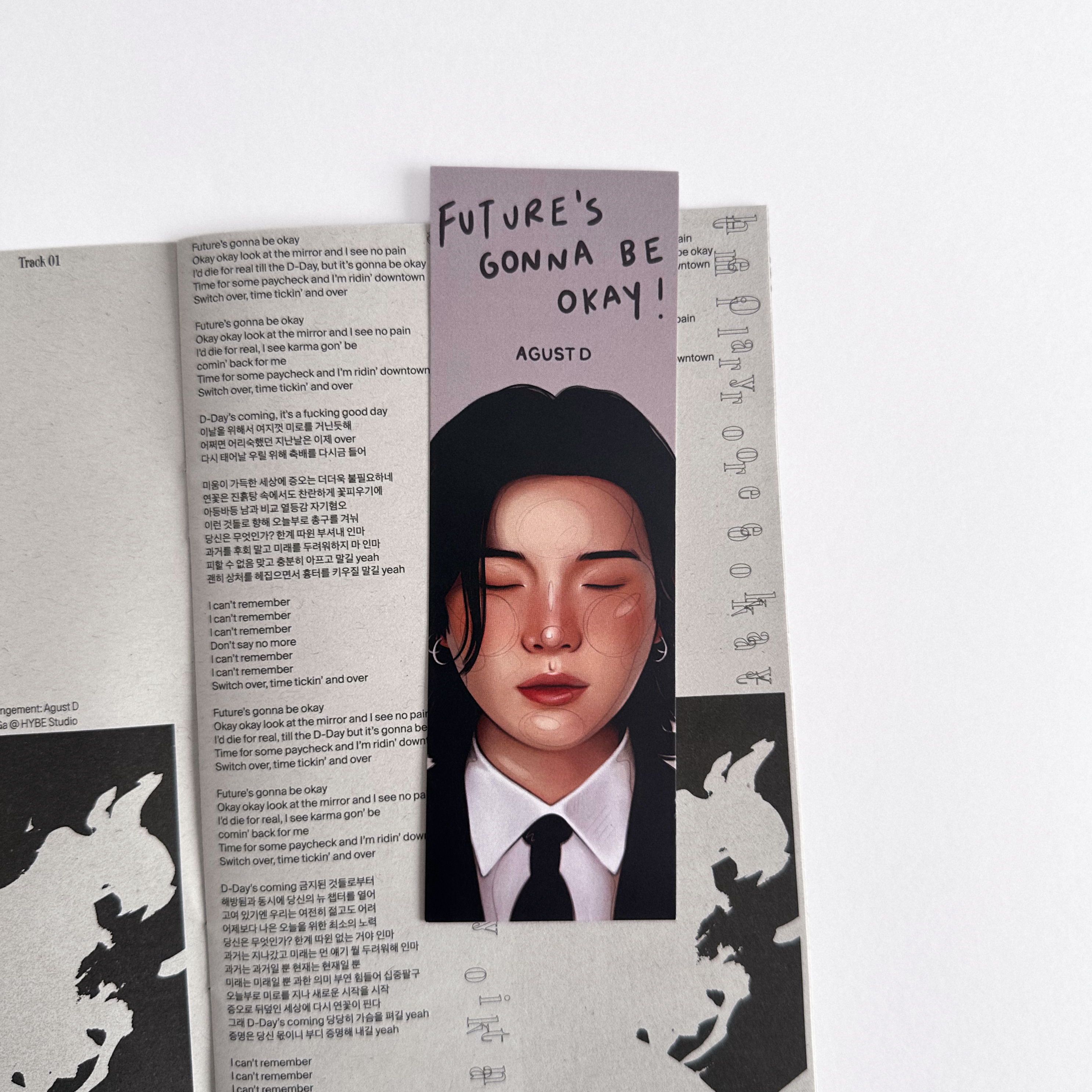 Marca Página "Agust D"