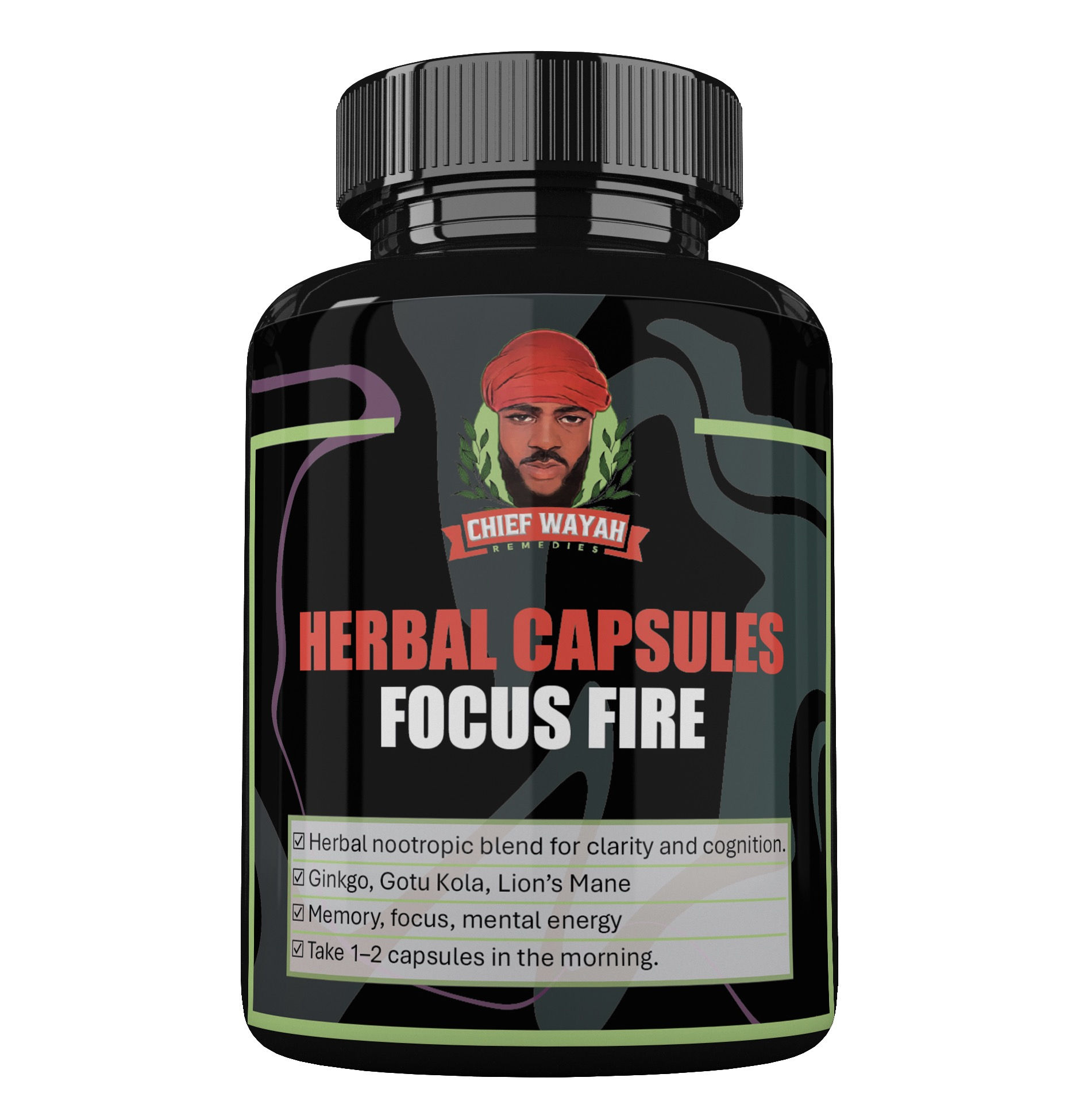 Herbal Capsule Focus Fire