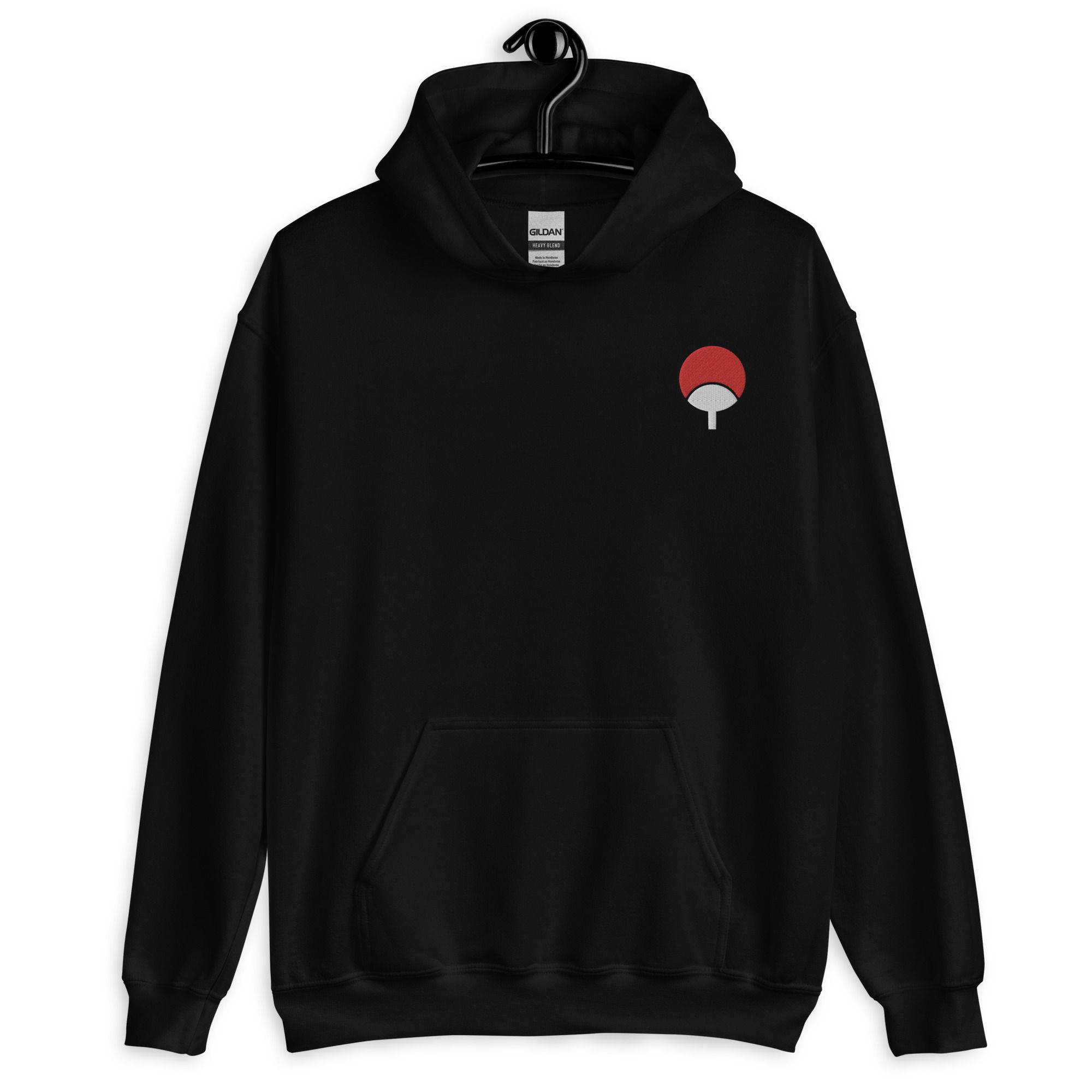 Uchiha Clan Anime Ninja Embroidered Hoodie