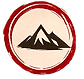 Mountain symbol representing martial arts training and discipline