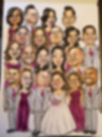 Wedding caricature