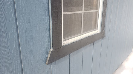 Window Painted Shed For Sale