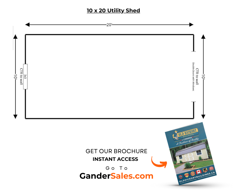 Thumbnail: Prebuilt Lofted Garden Shed 10 x 20 $10,330