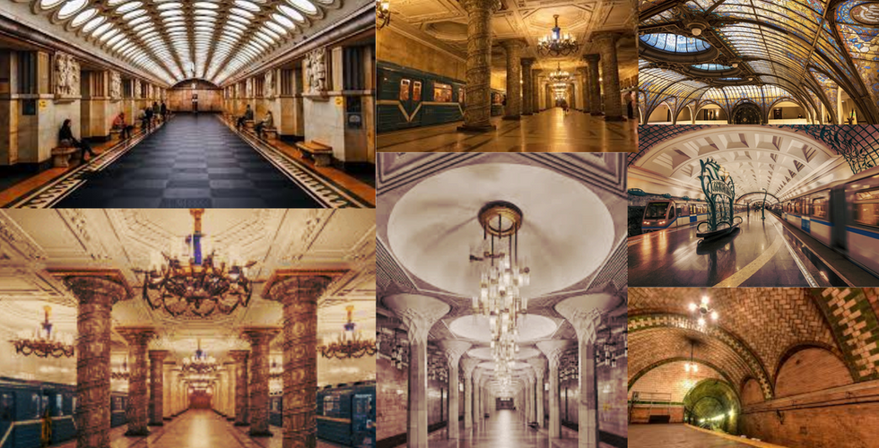 Train car interior references