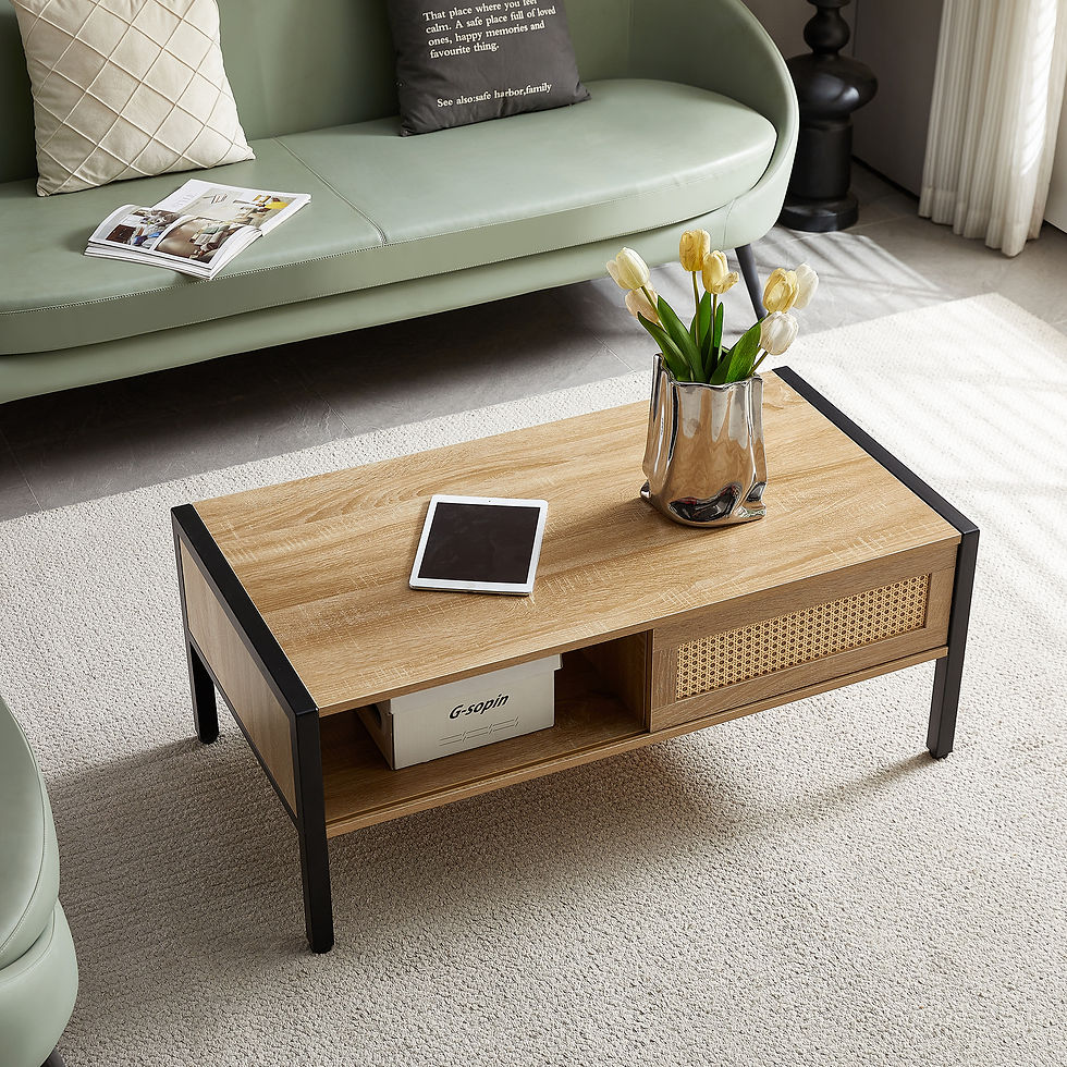 Thumbnail: 40.16" Rattan Coffee table