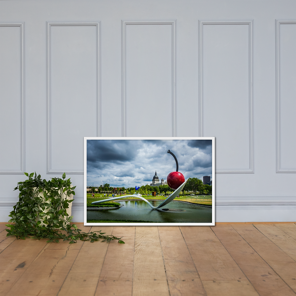 Thumbnail: Minneapolis Cherry Spoon Frames Poster