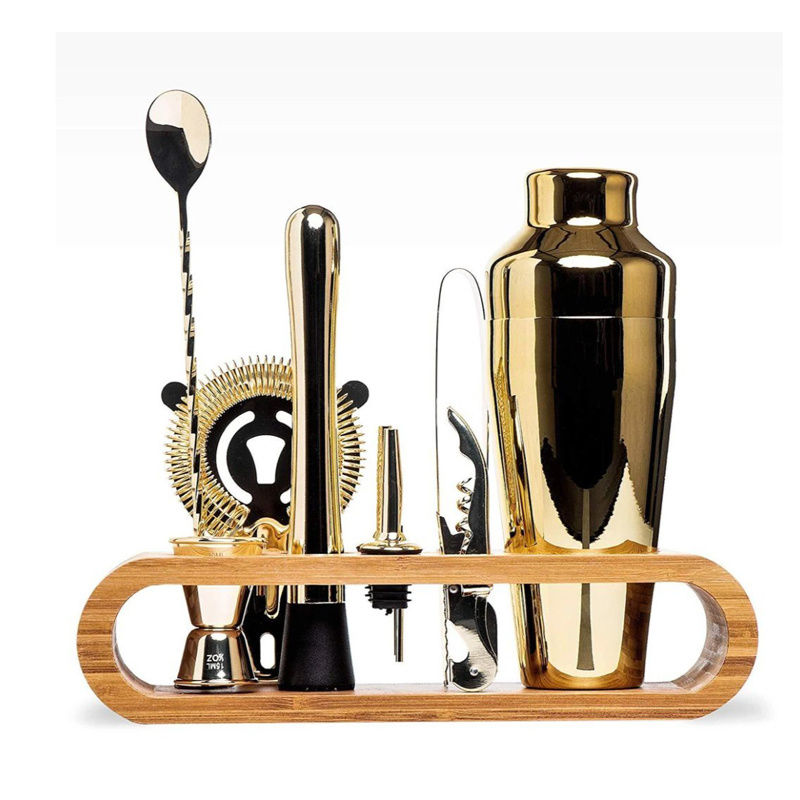 Thumbnail: Bar Tools Cocktail Making 10-in-1 Cocktail Shaker Set Kit