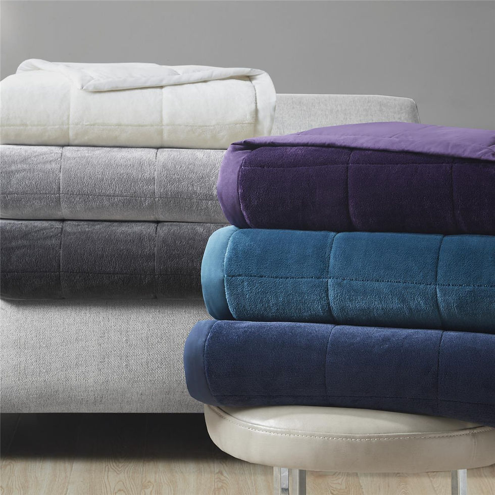 Thumbnail: Full/Queen Reversible HeiQ Smart Temperature Down Alternative Blanket