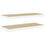 Thumbnail: Floating Wall Shelves 2 pcs Oak and White 23.6"x9.3"x1.5"