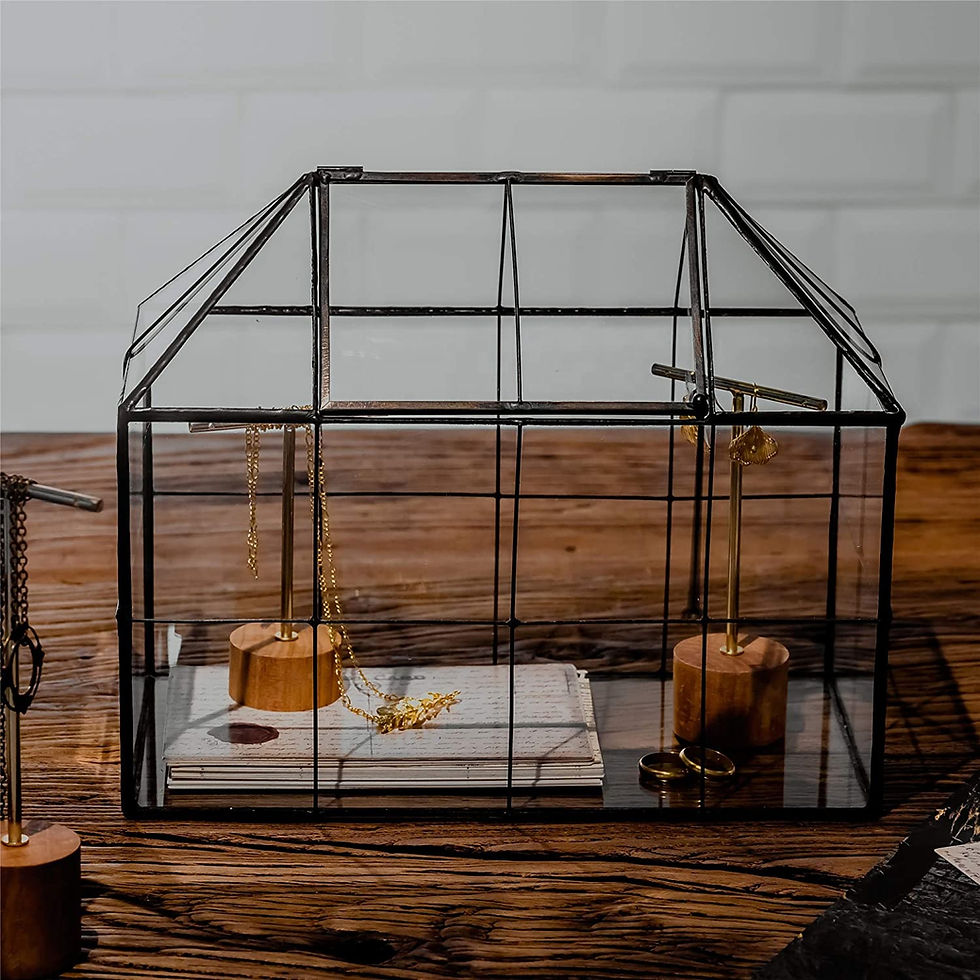 Thumbnail: Modern Tabletop Glass Terrarium