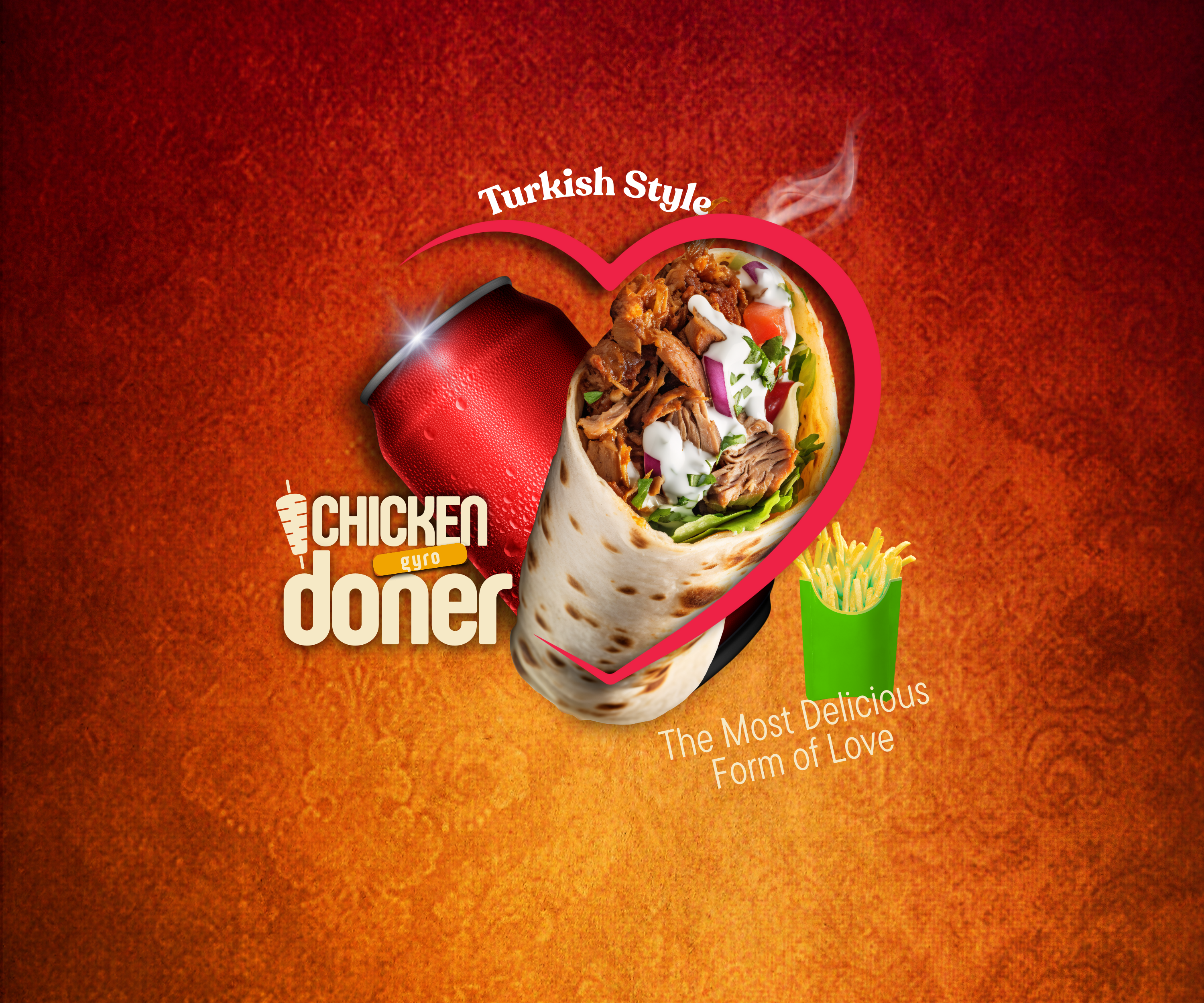 Arranged Food and Objects