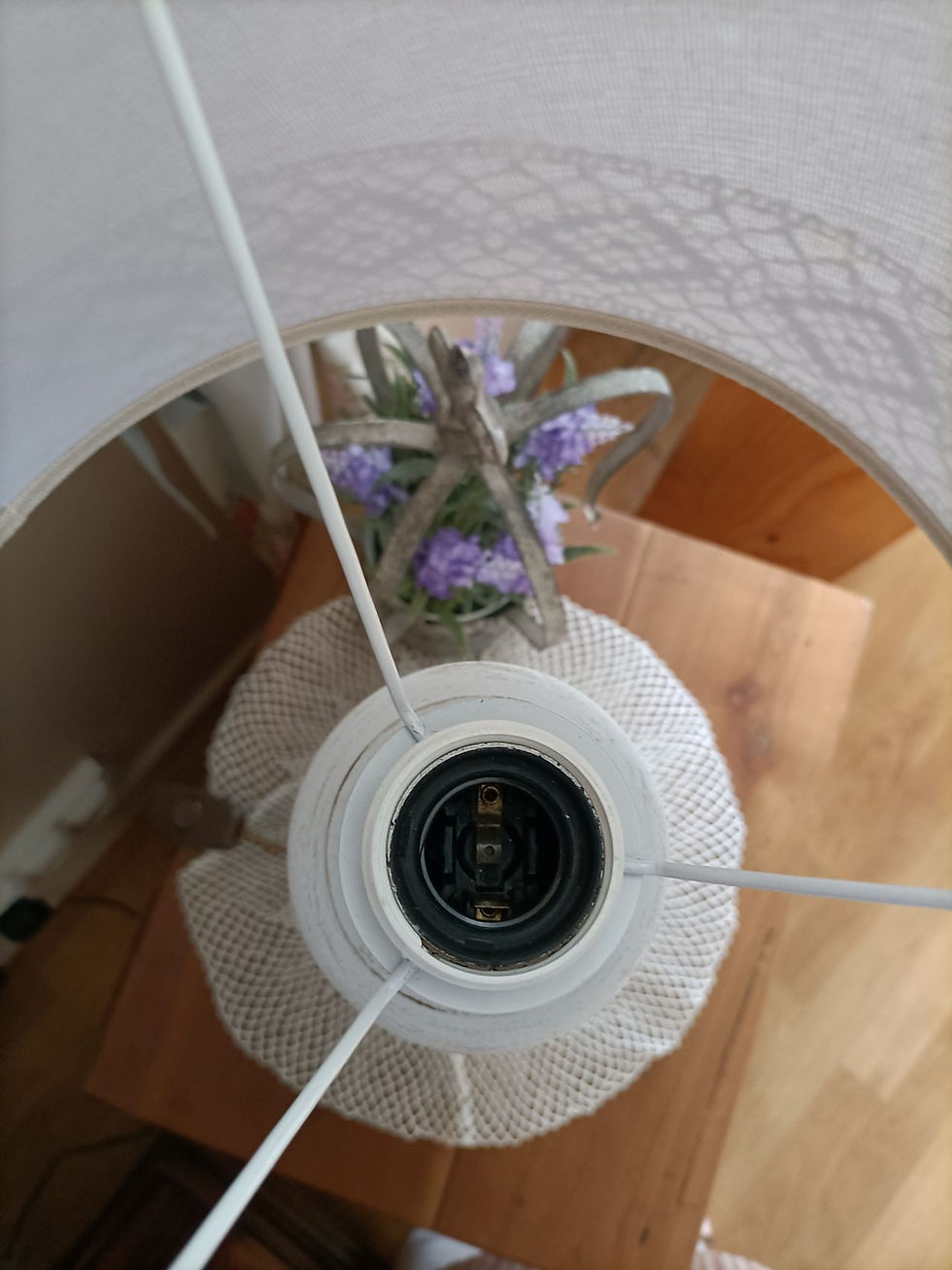 Miniature : Lampe ficelle