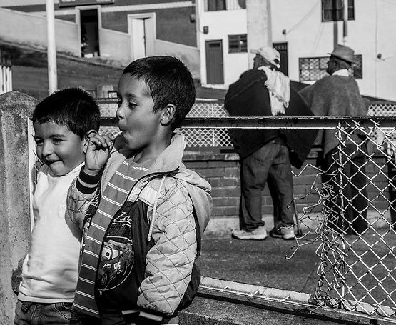 Nicolás Castro, niños, pueblo, frío, Marulanda, Caldas, fotografía