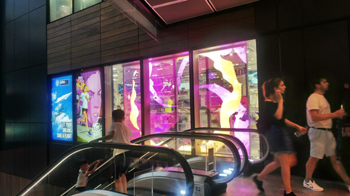 Transparent Video Wall