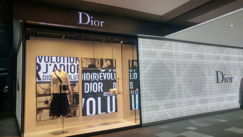 P3.91 LED Video Wall for Dior SS17 Windo