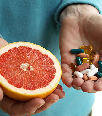 Grapefruit and pills