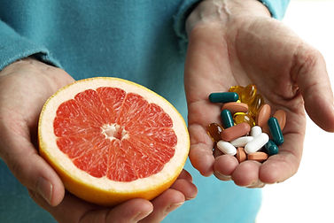 Grapefruit und Pillen