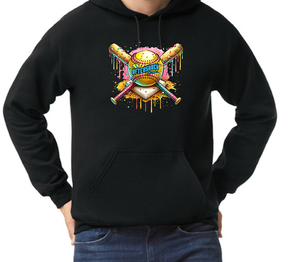 Thumbnail: Aftershock - Crossed Bats Hoodie
