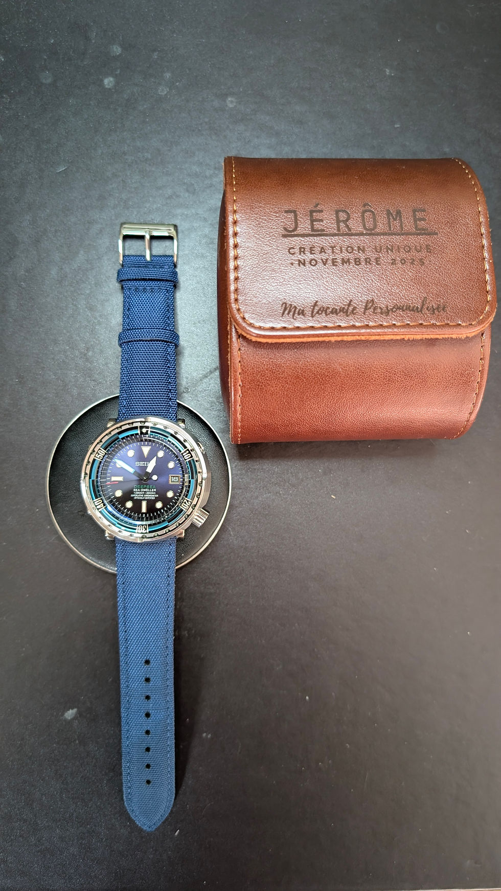 Miniature : SEIKO MOD - AQUABLUE - 47MM