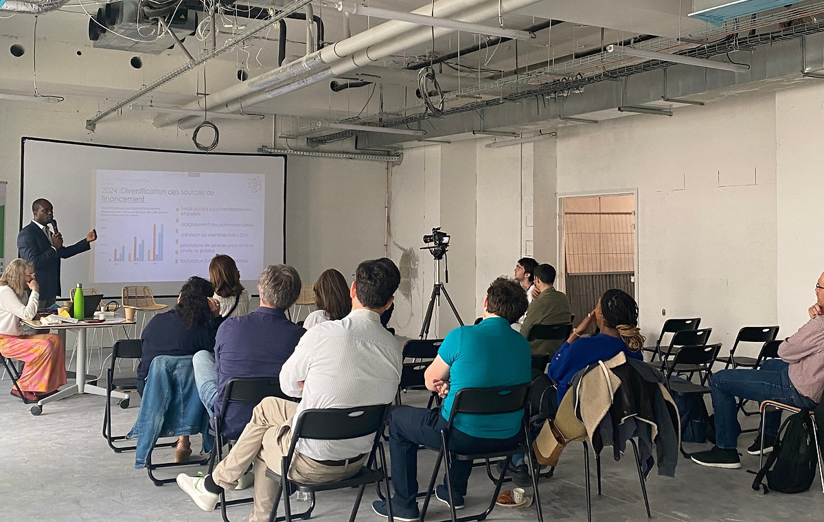 Photo de la présentation de l'assemblée générale du Collectif Startups Industrielles France