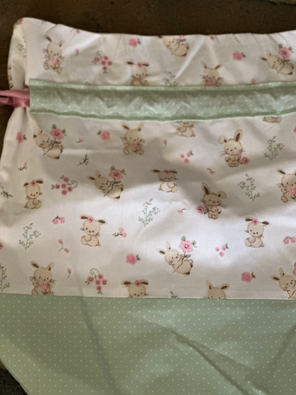 Thumbnail: Cute Bunny Drawstring Bag