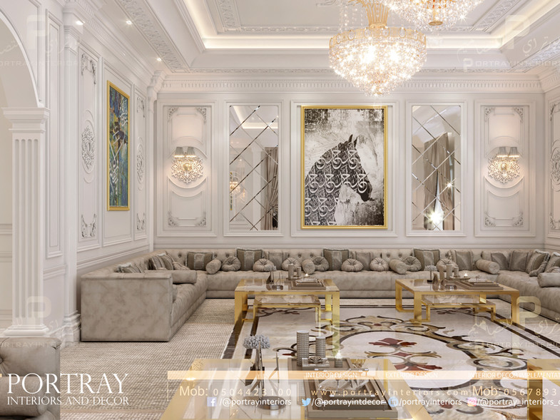 majlis - interior design - residential design - portray interiors design - decor - تصميم داخلي - ديكور