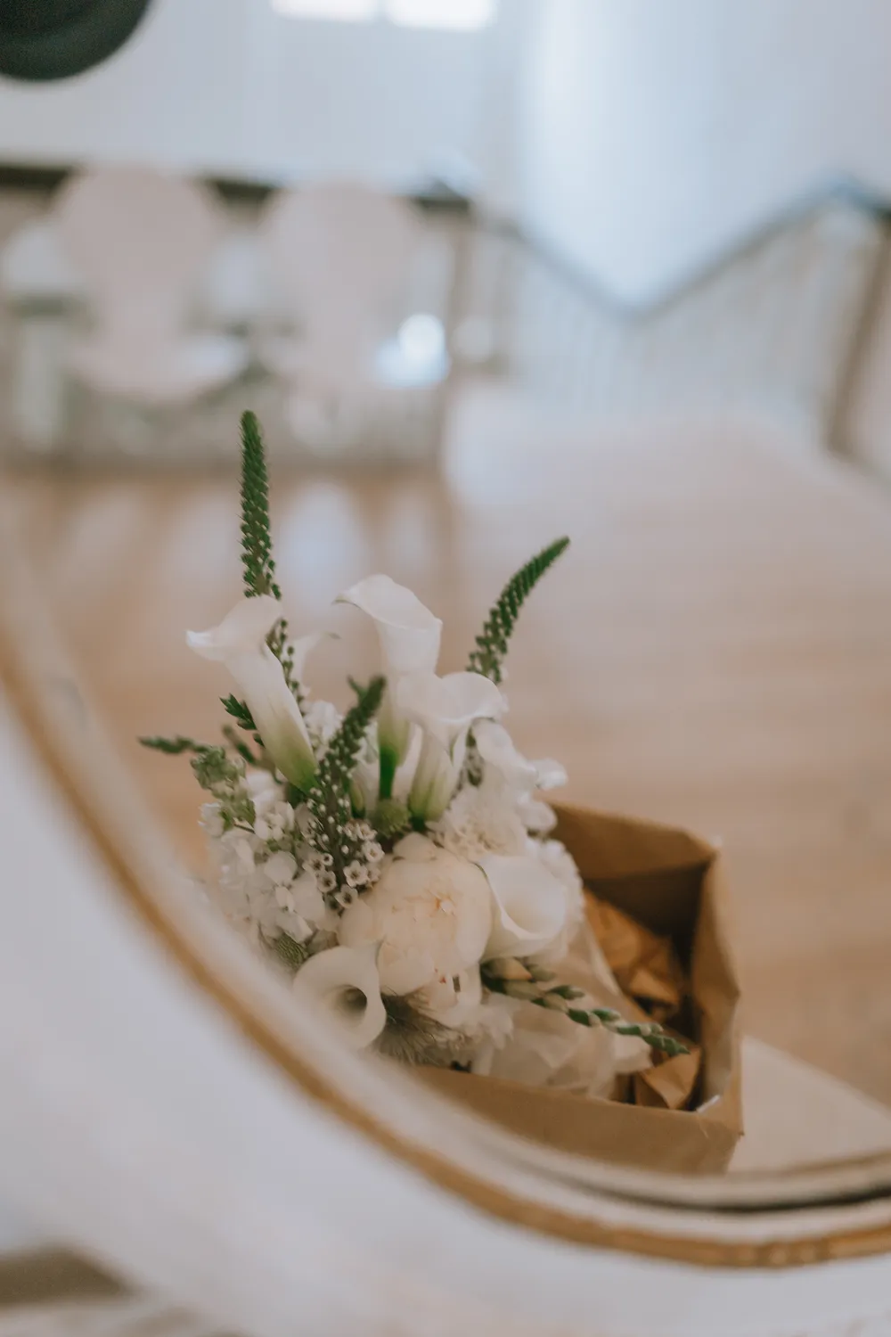 destination wedding Denmark flower in detail