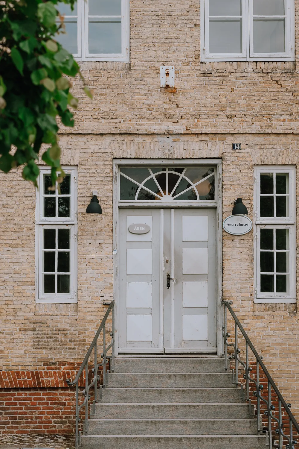 Søstrehuset marriage office in Christiansfeld, Denmark